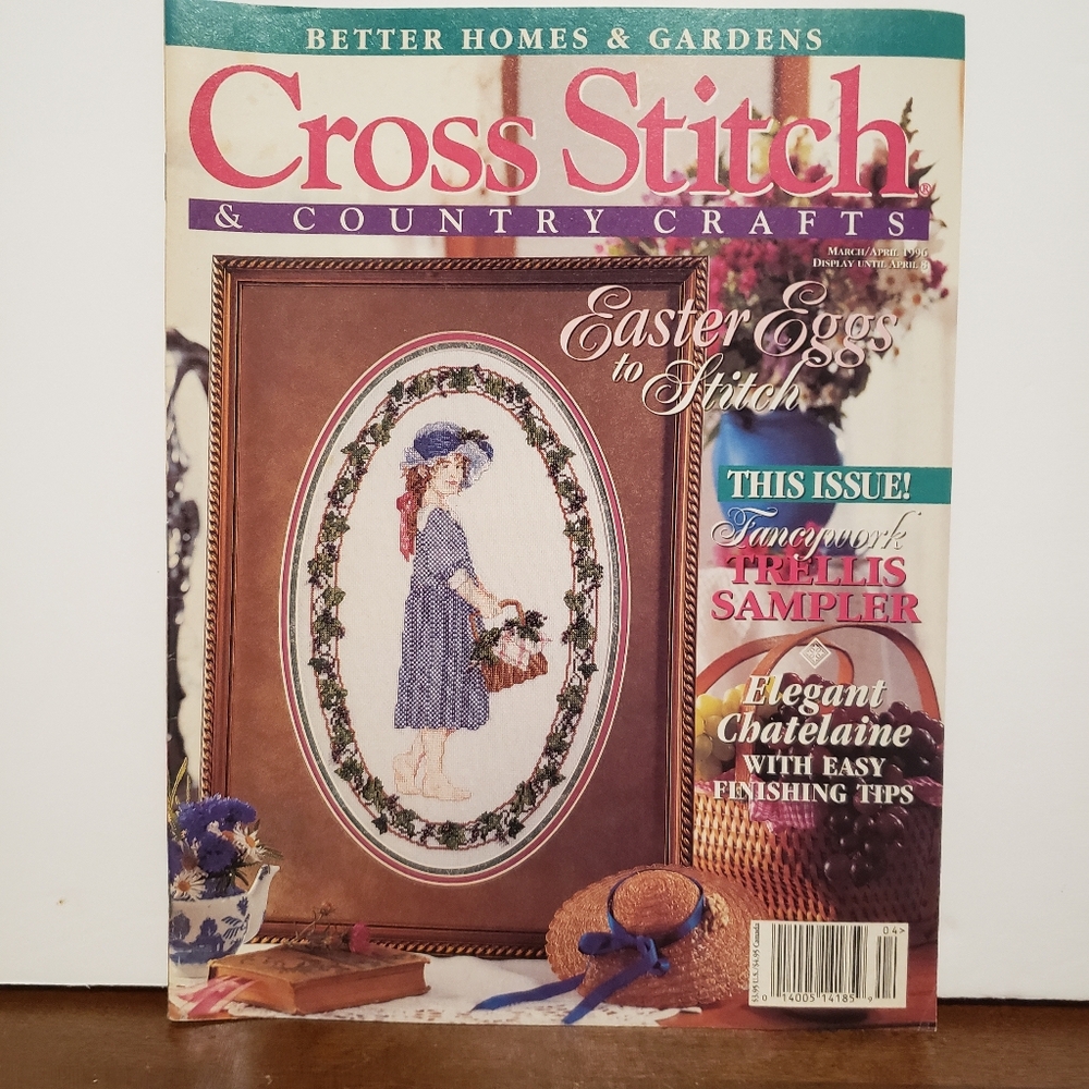Cross Stitch & Country Crafts Easter Eggs Magazine 1996